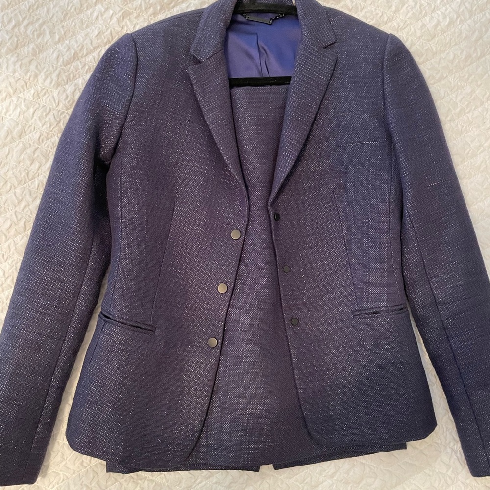 Elie Tahari Navy Suit